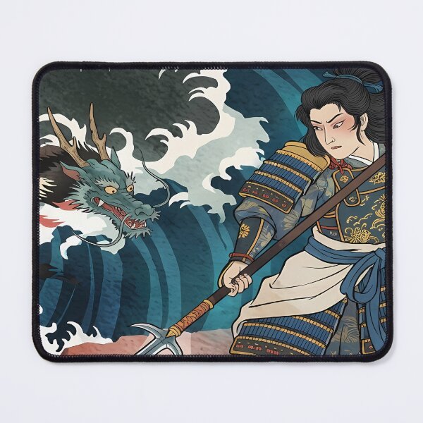 Item preview, Samurai Warrior with Dragon and Crabs designed and sold by emmanuelsilve.