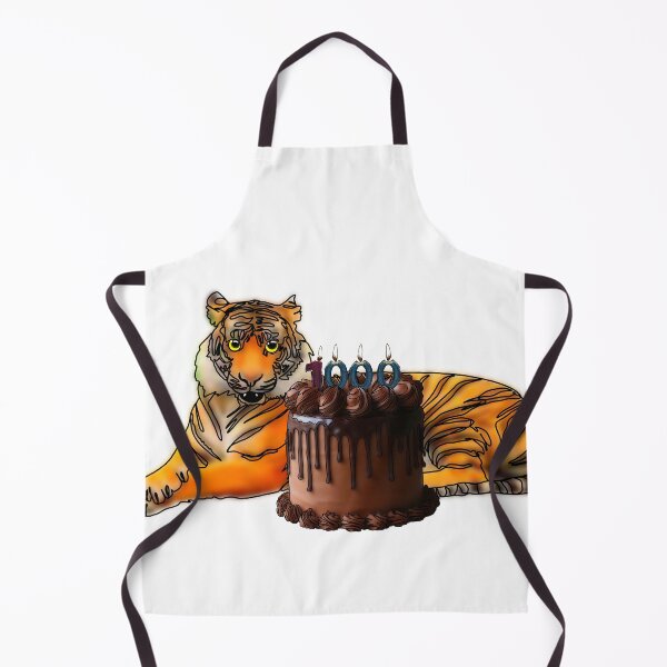 Item preview, Maple the Tiger With 1k cake mukbang– Animalzandfood  designed and sold by Ashley’sAnimalz.