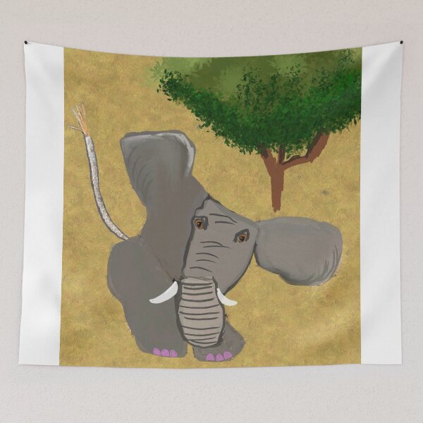 Item preview, Rosalie The Elephant designed and sold by pinkyjainpan.