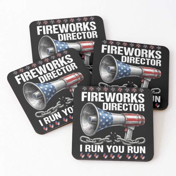 Item preview, Fireworks Director I Run You Run Funny 4th of July Fireworks  designed and sold by THREE LITTLE BEANS.