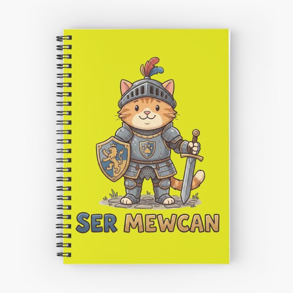 Item preview, A Knight of the Seven Kingdoms | Ser Mewcan | Cute Medieval Fantasy Kitty Warrior in Armor with Sword and Shield designed and sold by JSDC-Designs.