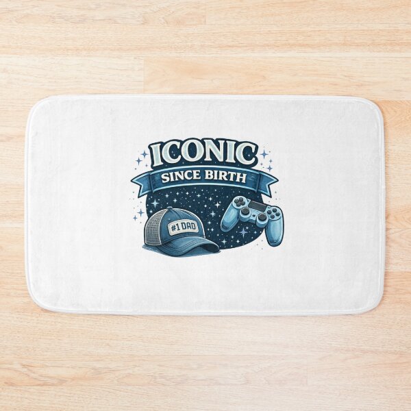 Item preview, Iconic Since Birth Dad Gamer Design – Funny Father’s Day Gaming Dad Gift designed and sold by Aura.Creative.
