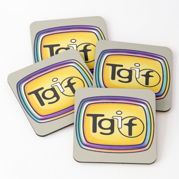Item preview, 90s TGIF TV Night Inspired Retro Logo | Friday Night Nostalgia designed and sold by SimplyJasper.