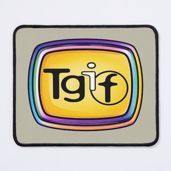 Item preview, 90s TGIF TV Night Inspired Retro Logo | Friday Night Nostalgia designed and sold by SimplyJasper.