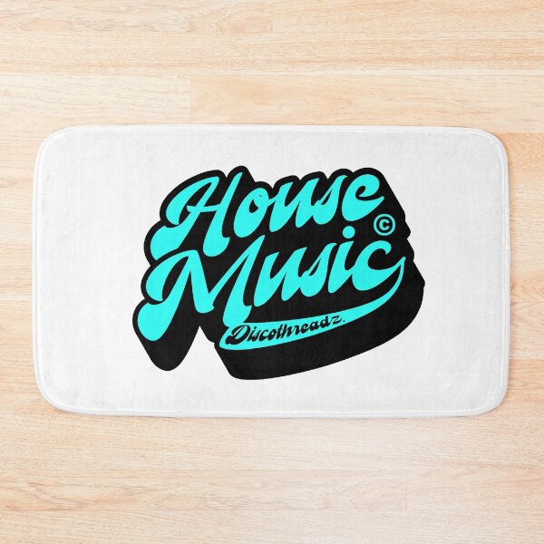 Item preview, HOUSE MUSIC  - Old School Vibey Logo (Black)  designed and sold by Discothreadz.