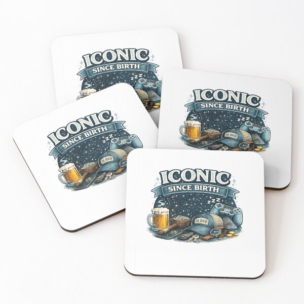 Item preview, Iconic Since Birth Dad Life Design – Funny Father’s Day Gift for Cool Dad designed and sold by Aura.Creative.