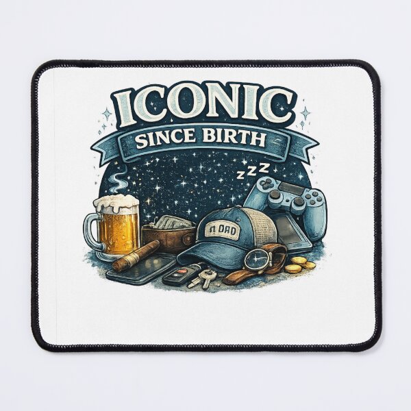 Item preview, Iconic Since Birth Dad Life Design – Funny Father’s Day Gift for Cool Dad designed and sold by Aura.Creative.