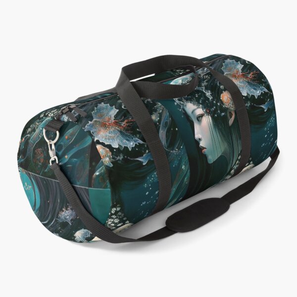 Item preview, Aquatic Feminine Being with Organic and Ornamental Style - Pictorial Art that Unites Underwater World and Ancestral Elegance designed and sold by Hipatye26.