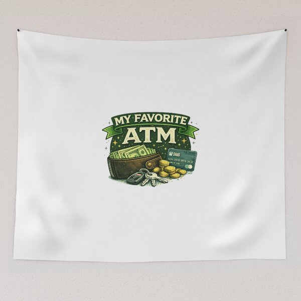 Item preview, My Favorite ATM Funny Dad Design – Father’s Day Gift for Dad designed and sold by Aura.Creative.