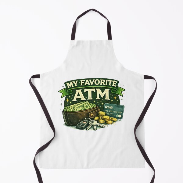 Item preview, My Favorite ATM Funny Dad Design – Father’s Day Gift for Dad designed and sold by Aura.Creative.