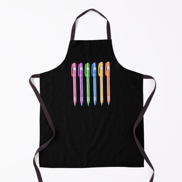 Item preview, 90s Glitter Gel Pens Illustration | Retro School Supplies Nostalgia designed and sold by SimplyJasper.