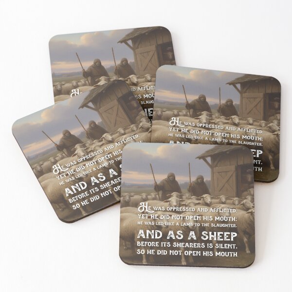 Item preview, Shepherd with Sheep and Bible Verse designed and sold by emmanuelsilve.