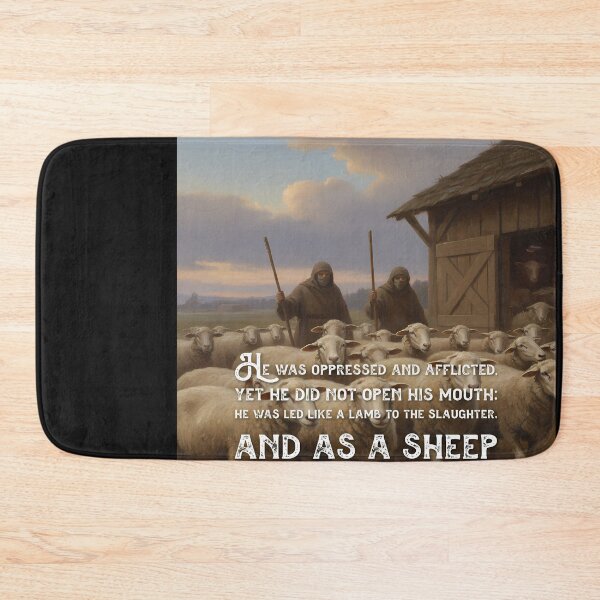Item preview, Shepherd with Sheep and Bible Verse designed and sold by emmanuelsilve.