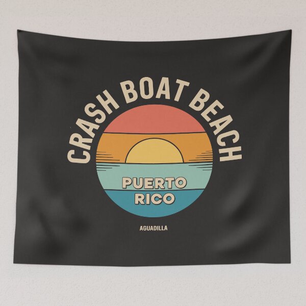 Item preview, Crash Boat Beach, Puerto Rico – Caribbean Surfwear Graphic designed and sold by paulo silveira.