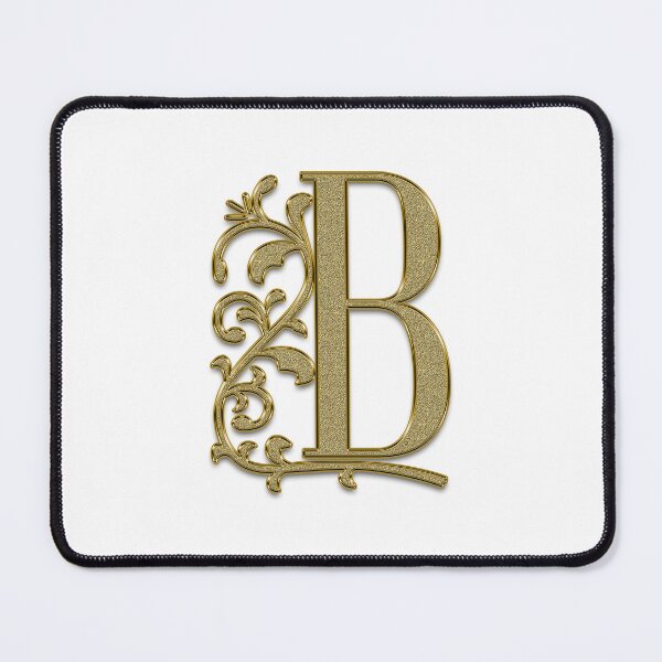 Item preview, Elegant Gold Floral Monogram Letter B – Luxury Alphabet Initial Design designed and sold by sifashion26.