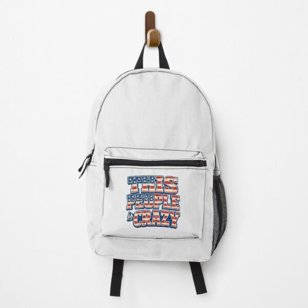 Item preview, This People is Crazy Distressed Patriot Sarcastic Quote designed and sold by faridman.