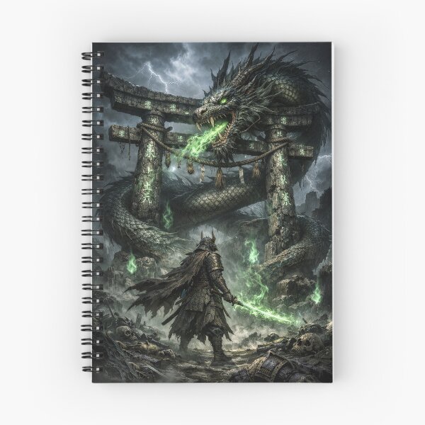 Item preview, The Last Stand - Samurai Warrior vs Mystical Dragon designed and sold by arfindo-indra.