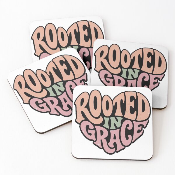 Item preview, Rooted in Grace Groovy Heart designed and sold by M&A Design House.