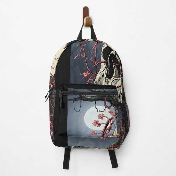 Item preview, Skull entwined with flowering branches designed and sold by emmanuelsilve.