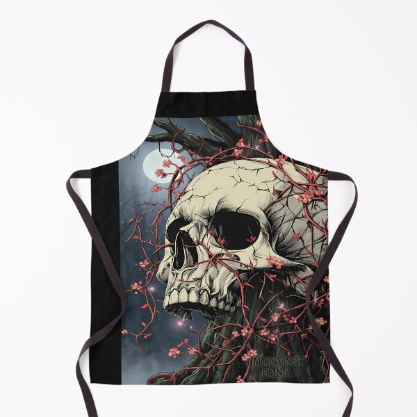 Item preview, Skull entwined with flowering branches designed and sold by emmanuelsilve.