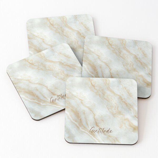 Item preview, Elegant White Marble Gratitude   designed and sold by TackyTime.