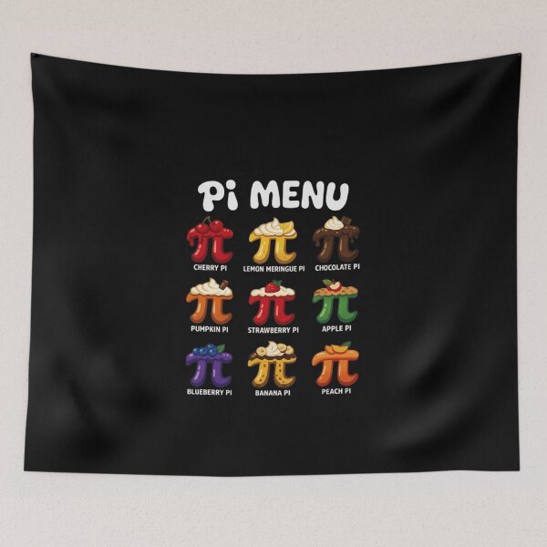 Item preview, Pi Menu Happy Pie Day 14Th March  designed and sold by DanielJames8.