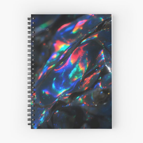 Item preview, Black Opal Rainbow Color Stone Gem Aesthetic Texture designed and sold by SurfaceCraft Studio.