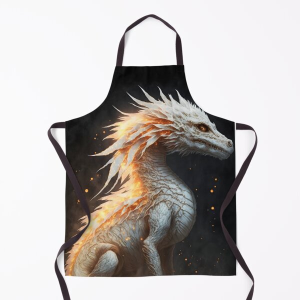 Item preview, Luminous White-Skinned Dragon - Fantasy Art with Realistic and Magical Style designed and sold by Hipatye26.
