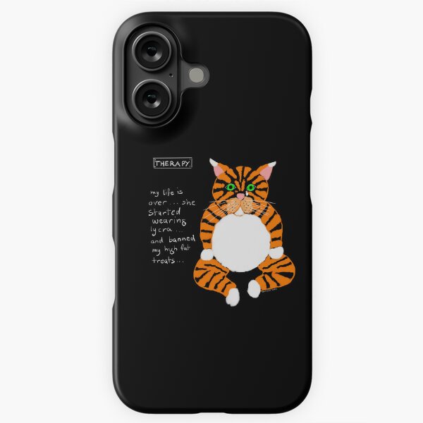 POLITOCAT Therapy Cat weight problem iPhone Snap Case