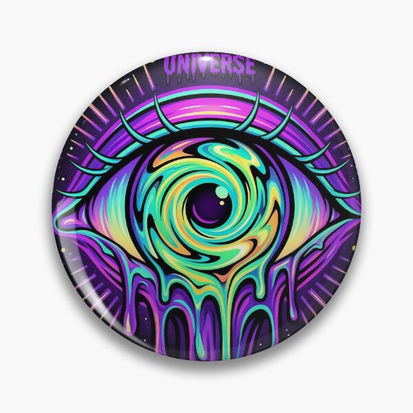 Item preview, Void Cosmic Universe Psychedelic Eye - Trippy Melting Art designed and sold by Pixel-Perfecto.