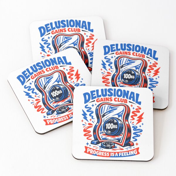 Item preview, Delusional Gym Gains Funny Fitness Progress for Her designed and sold by avinigav.