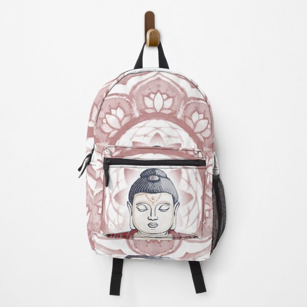 Item preview, Buddha Padma Watercolor - Dove Dusk Ruby - Ruby Halo designed and sold by Irene Estelle.