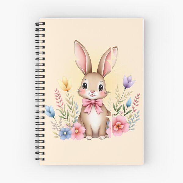 Item preview, Cute Bunny Easter Blessings - Colorful Spring Holiday Art designed and sold by PriyaMagic.