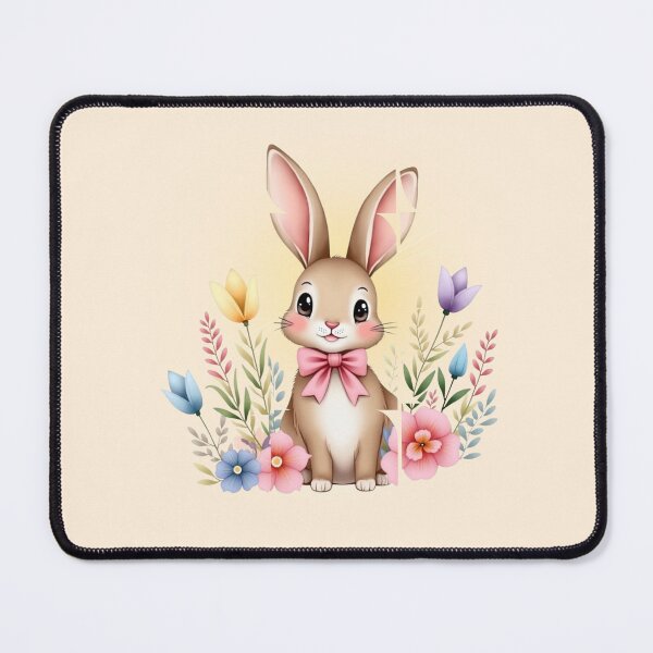 Item preview, Cute Bunny Easter Blessings - Colorful Spring Holiday Art designed and sold by PriyaMagic.