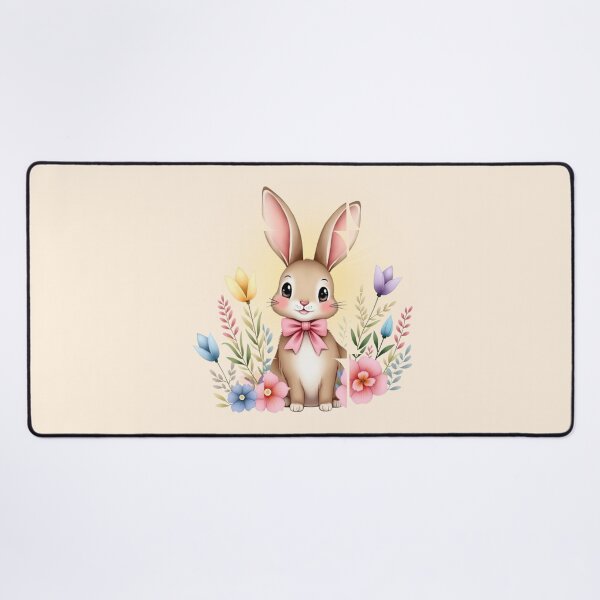 Item preview, Cute Bunny Easter Blessings - Colorful Spring Holiday Art designed and sold by PriyaMagic.