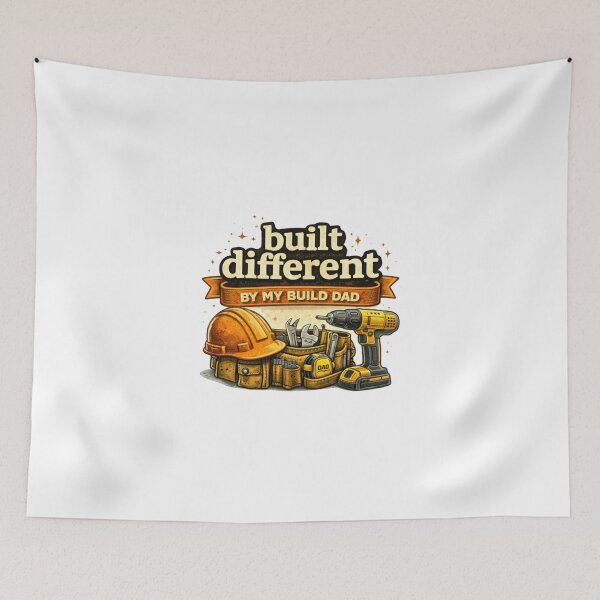 Item preview, Built Different by My Builder Dad – Funny Father’s Day Construction Dad Gift designed and sold by Aura.Creative.