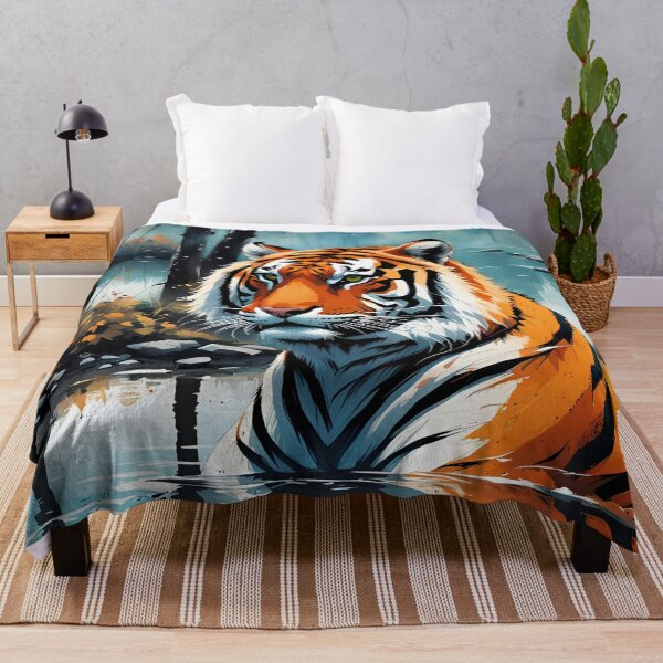 Item preview, Bathing Tiger designed and sold by BansheeTales.