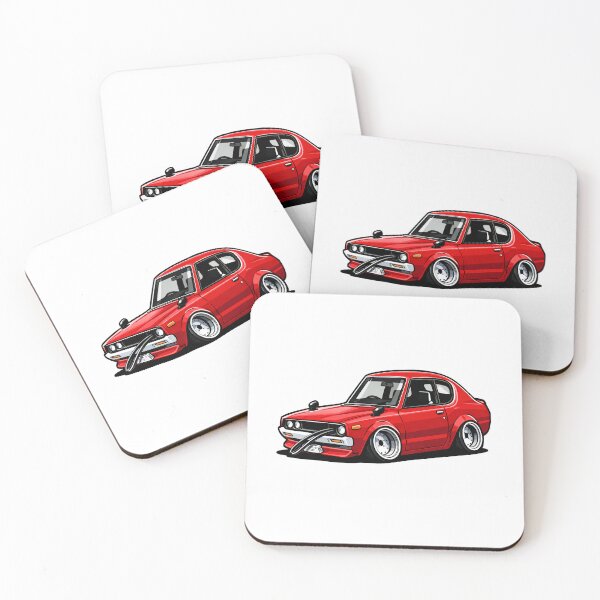 Item preview, Widebody Stanced JDM Legend – Aggressive Street Style Illustration designed and sold by Quintet-jpn.
