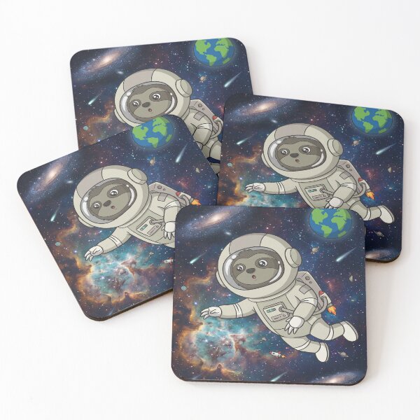 Item preview, Sloth Astronaut in Space designed and sold by emmanuelsilve.