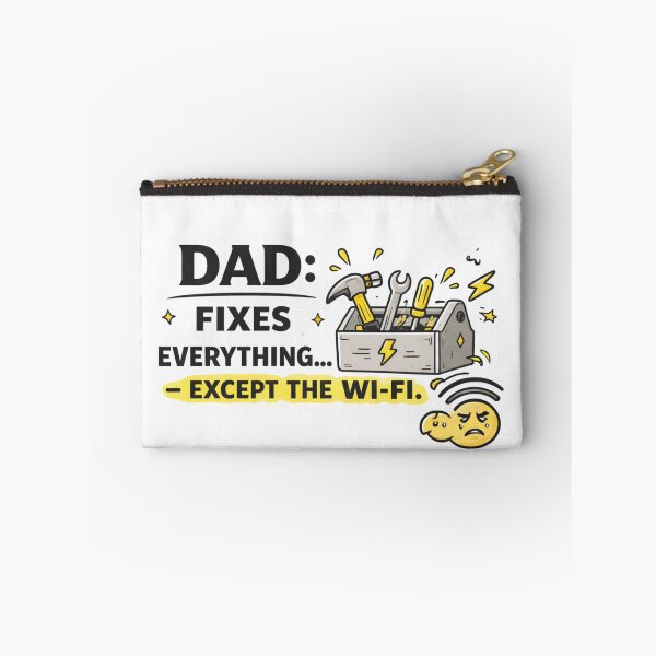 Item preview, Dad Fixes Everything Except the WiFi – Funny Dad Repair Design designed and sold by Aura.Creative.