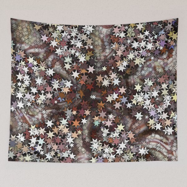Item preview, Stars in Creamy Brown Taffy designed and sold by MoodyMuseArt.