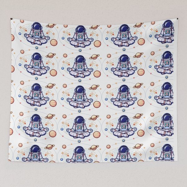 Item preview, Come On Inner Peace I Don’t Have All Day Funny Meditating Astronaut Space Design designed and sold by PixelGrafiks.