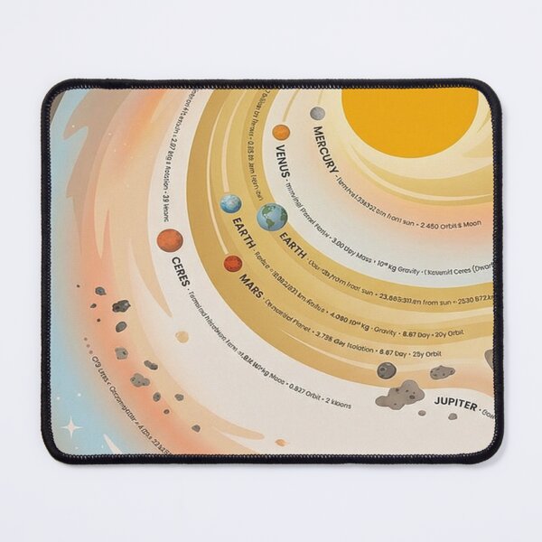 Item preview, The Solar System Diagram designed and sold by emmanuelsilve.