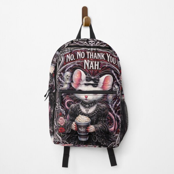 Item preview, Goth Mouse No, No Thank You, Nah designed and sold by VFWChuck.