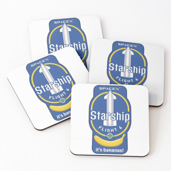 Item preview, Official SpaceX Starship Flight 6 "It's Bananas" Mission Patch Design designed and sold by CharlieDesings.