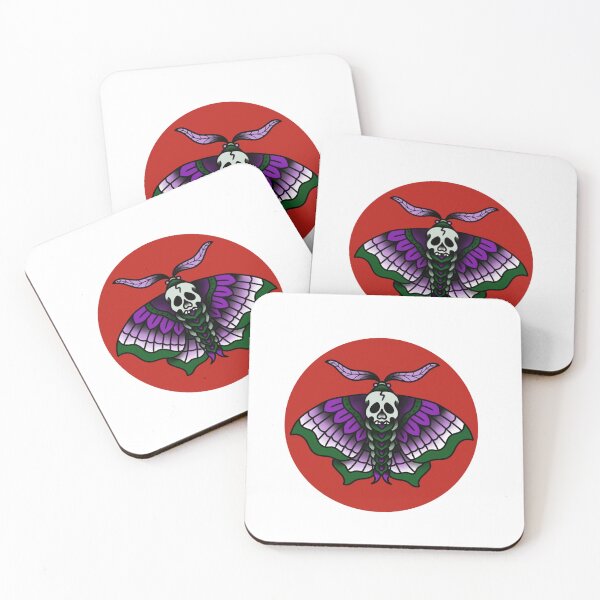 Item preview, Death Moth #1 designed and sold by Kindo Tattoo and Design.