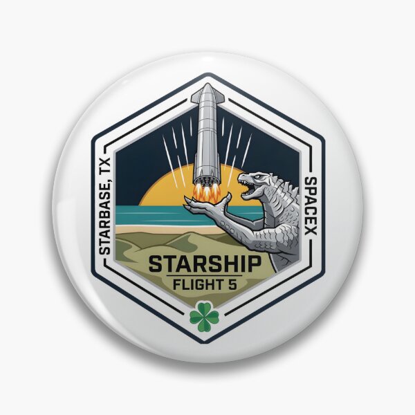 Item preview, SpaceX Starship Flight 5: Mechazilla Mission Patch Concept designed and sold by CharlieDesings.