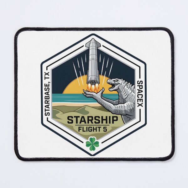 Item preview, SpaceX Starship Flight 5: Mechazilla Mission Patch Concept designed and sold by CharlieDesings.