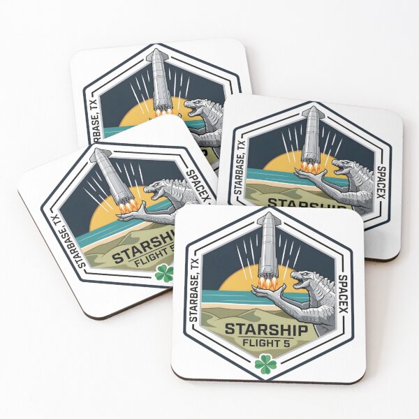 Item preview, SpaceX Starship Flight 5: Mechazilla Mission Patch Concept designed and sold by CharlieDesings.