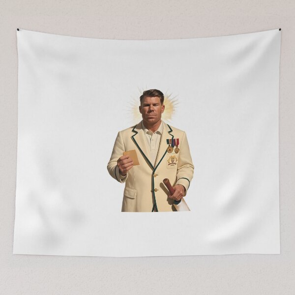Item preview, Sandpaper Saint  David Warner Propaganda Poster designed and sold by JessicaVeronic4.